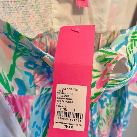 SOLD Lilly Pulitzer Sabrinah Midi Dress 6 - Picture 6 of 6